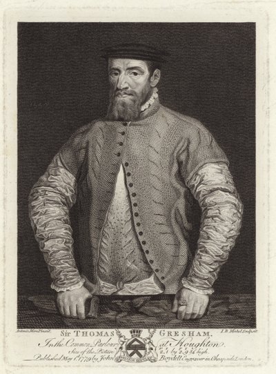 Portret van Sir Thomas Gresham door Anthonis van Dashorst Mor