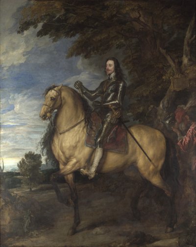 Ruiterportret van Karel I door Anthony van Dyck