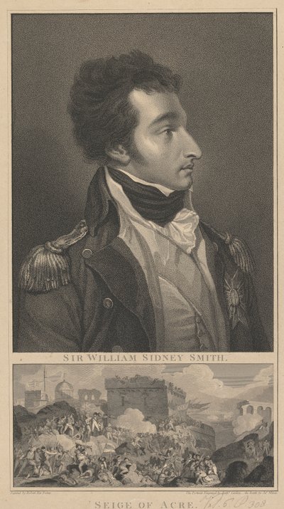 Admiraal William Sidney Smith en het beleg van Acre door Anthony Cardon