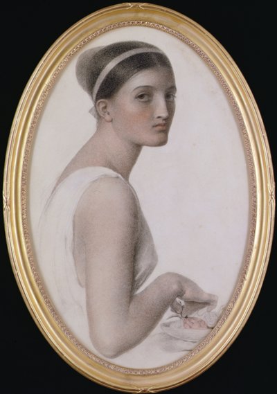 Een Ideaal Hoofd door Anthony Frederick Augustus Sandys