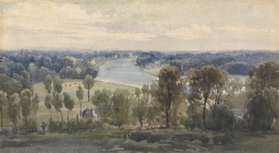 Richmond Hill door Anthony Vandyke Copley Fielding