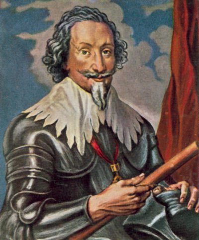 Gottfried von Pappenheim, Duitse generaal van de Dertigjarige Oorlog door Anthony van (after) Dyck