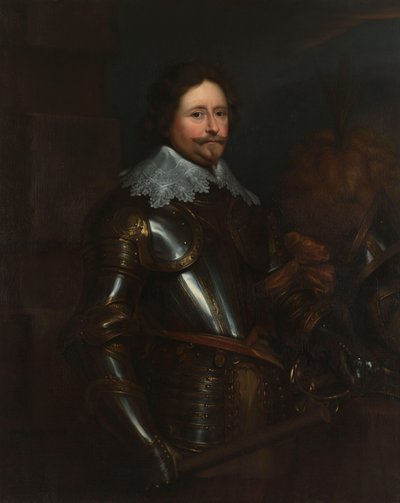 Portret van stadhouder Frederik Hendrik, prins van Oranje door Anthony van Dyck (after)