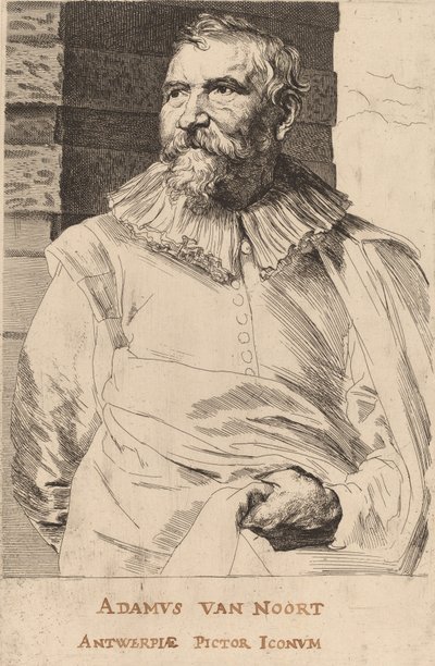 Adam van Noort, waarschijnlijk 1626-1641 door Anthony van Dyck