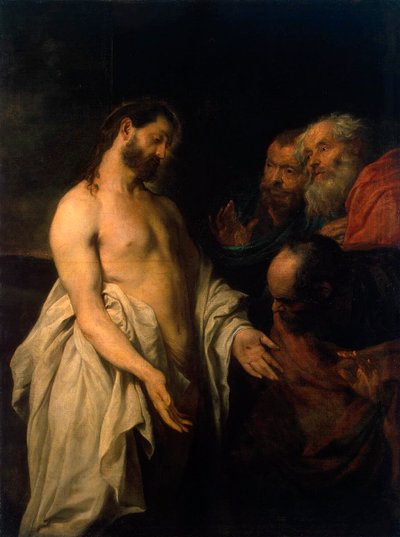 Verschijning van Christus aan zijn discipelen, 1625-1626 door Anthony van Dyck