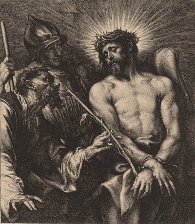 Christus gekroond met doornen door Anthony van Dyck