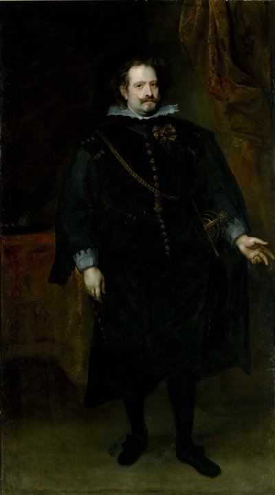 Diego Felipe de Guzmán, Markies van Leganés, ca. 1634 door Anthony van Dyck