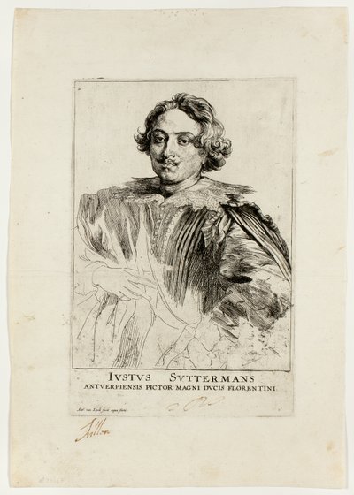 Justus Suttermans door Anthony van Dyck