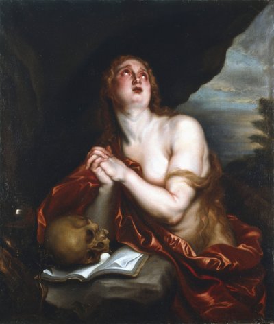 Boetvaardige Magdalena door Anthony van Dyck