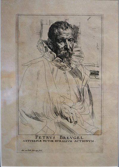 Pieter Bruegel de Jonge door Anthony van Dyck