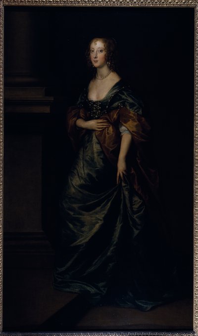 Portret van Elizabeth Cecil, Gravin van Devonshire, c.1639 door Anthony van Dyck