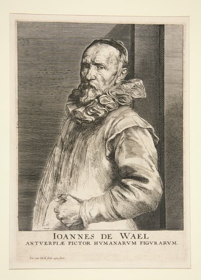 Portret van Jan de Wael (1558-1633) door Anthony van Dyck