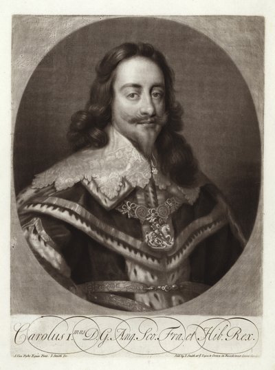 Portret van koning Karel I door Anthony van Dyck