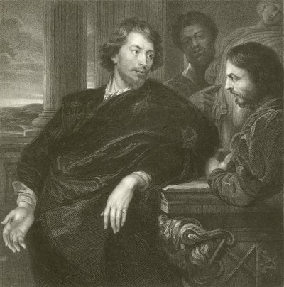 Portret van Rubens door Anthony van Dyck