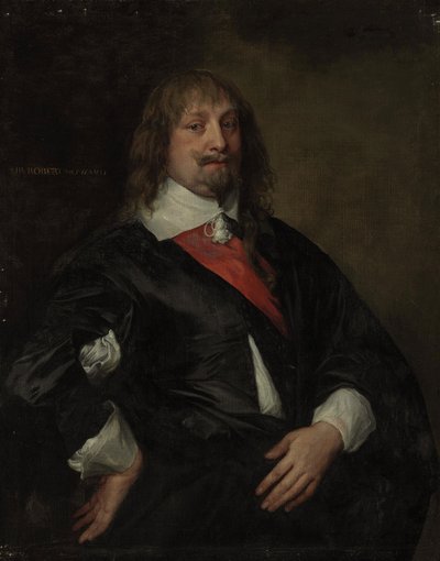 Portrait of Sir Robert Howard (1626-1698) door Anthony van Dyck