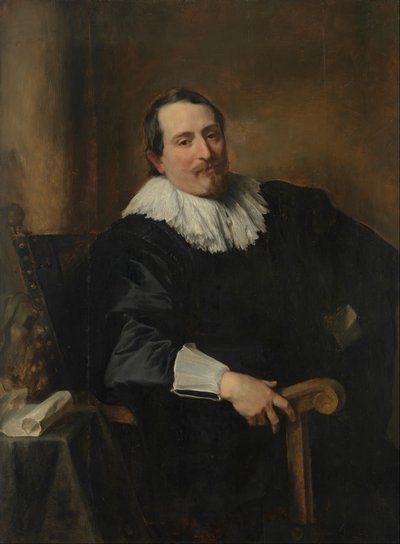 Portret van Theodoor Rombouts door Anthony van Dyck