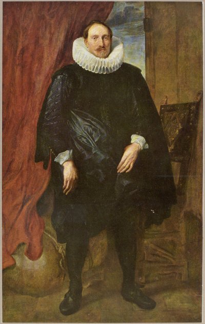 Portret van een man, mogelijk van de familie Vinck/Vincque door Anthony van Dyck