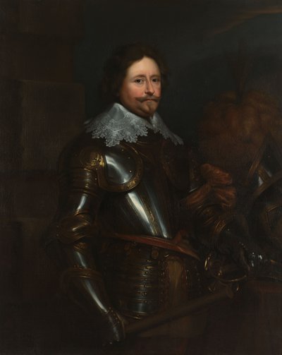 Portrait of the Stadholder Frederik Hendrik door Anthony van Dyck