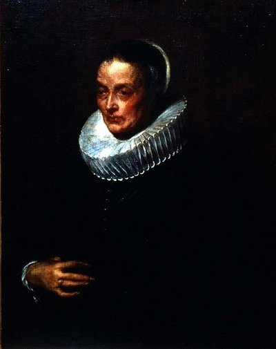 Portret van de moeder van de kunstenaar Justus Sustermans, c.1640-50 door Anthony van Dyck