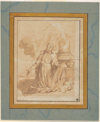 De zalige Aloysius Gonzaga in extase door Anthony van Dyck