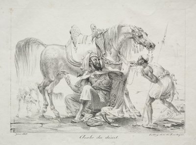 Arabier van de Woestijn door Antoine-Jean Gros