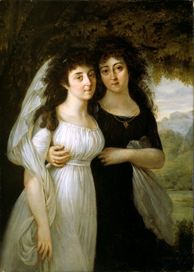 Portret van de Maistre Zusters door Antoine-Jean Gros