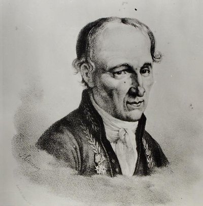 Portret van Rene Just Hauy (1743-1822) door Antoine (after) Maurin