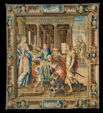 Wandtapijt " Geschiedenis van Artemisia ", Parijs ... door Antoine Caron