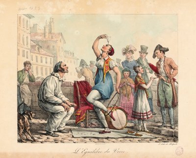 De glasbalancer door Antoine Charles Horace Vernet