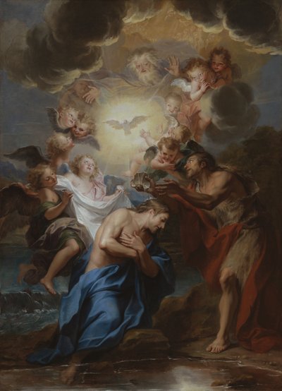 De doop van Christus door Antoine Coypel