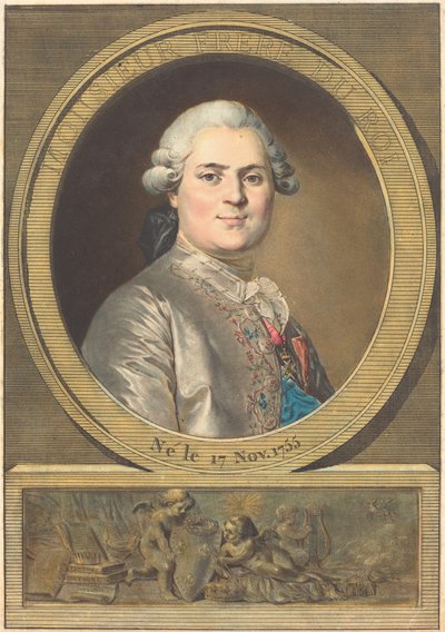 Monsieur Frère du Roi door Antoine François Sergent after Joseph Siffred Duplessis