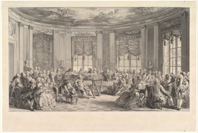 Het concert door Antoine Jean Duclos