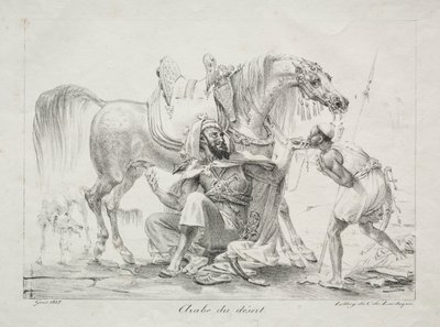 Arabier van de woestijn, 1817 door Antoine Jean Gros