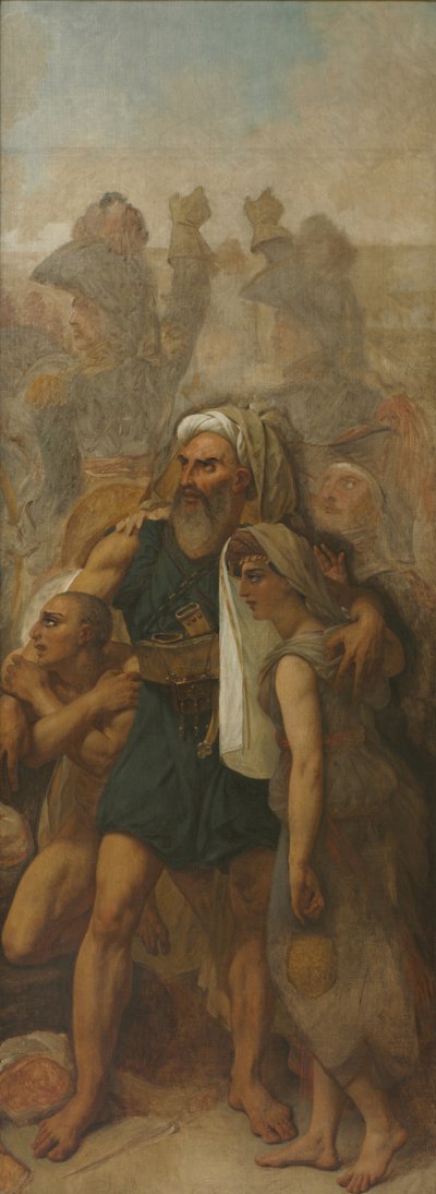 Egyptische familie door Antoine Jean Gros