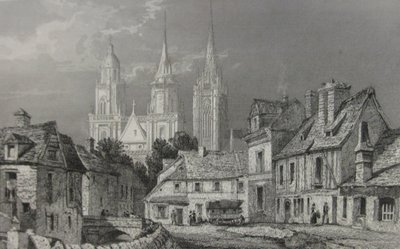 Normandië Jules Janin illustratie 155 door Antoine Leon Morel Fatio