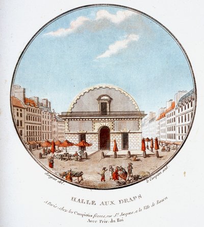 In pittoreske uitzichten van de belangrijkste gebouwen van Parijs door Sergeant door Antoine Louis Francois Sergent Marceau