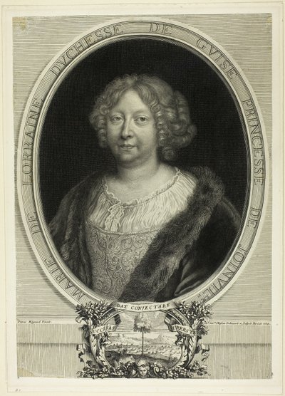 Marie de Lorraine, hertogin van Guise, prinses van Joinville door Antoine Masson