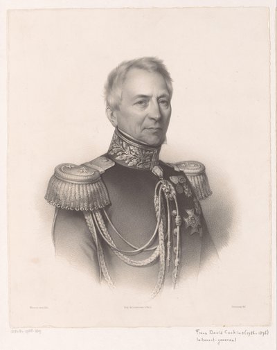 Portret van Frans David Cochius door Antoine Maurin