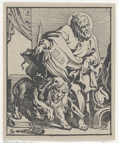 Marcus de evangelist (De vier evangelisten) door Antoine Sallaert