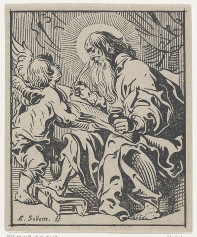 Matteüs de evangelist door Antoine Sallaert