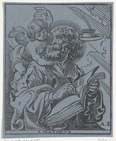 Mattheüs de evangelist door Antoine Sallaert