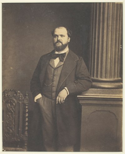 Zonder Titel (Man Staand, en Face) door Antoine Samuel Adam Salomon