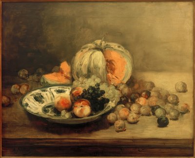Chinese schaal met fruit door Antoine Vollon
