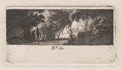 Uitzicht op een Bos door Antoine de Marcenay de Ghuy