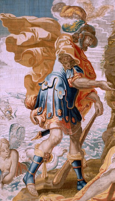 Theseus ontvangt de ring van Minos van Amphitrite door Antoine or Anthonis Sallaert