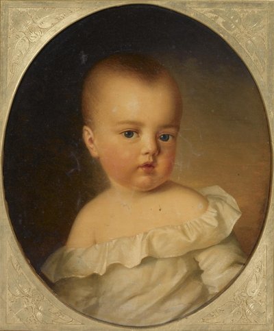 Portret van Maria Theresa van Oostenrijk-Este als kind door Anton Einsle