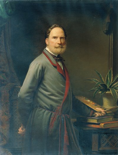 Zelfportret door Anton Einsle