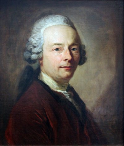 Portret van Karl Wilhelm Ramler (1725-1798) door Anton Graff