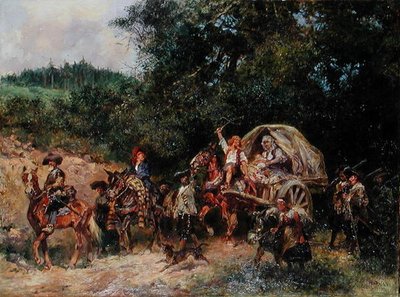 Volgers van het Kamp, c.1900 door Anton Hoffmann