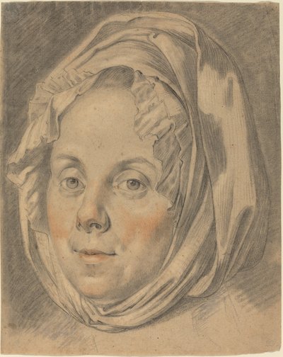 Hoofd van een matrone door Anton Johann Tischbein